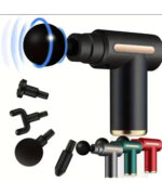 Powerful Therapy Massage Gun - USB Deep Tissue Therapy for Neck Back & Body Portable Muscle Recovery Tool with 6 Speeds